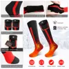 Calzini riscaldati SNOW DEER Calore elettrico ricaricabile aggiornato per la stagione fredda per uomo Donna Moto Sci Inverno caldo