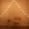 Decorações de Natal Big Star LED Cortina String Light Decorações de Natal para Home Garland Decor Ano 2024 Noel Navidad Enfeites de Natal 231025