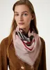 Baretten 2023 Italië Dames Kasjmier Mode Sjaal Gedrukt Letter Sjaal Shading En Warm Dual-use Borduren Lang 2