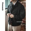 Kurtki FirmRanch Amekaji Classic G9 American Vintage Cargo Płaszcz Casual Fall Winter Blazer Men Baseball Mundlif YQ231025