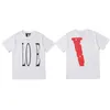 Summer Mens Women Designers T Shirts Loose Tees Fashion Brands Tops Man S Casual Vlones Shirt S Clothing Street Shorts Sleeve Clothes Tshirts