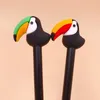 36pcs/pack 0.5mm Creative Cute Partoon Parrot Gel Silicone Water Ink Pen Kawaii Office School Supplies Party Gift Sign