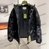 Xinxinbuy Men Designer Coat Jacket Paris Nylon Letter Doubl