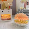 Luci notturne Luce a tulipano per camere da letto Conchiglia decorativa Luce notturna Desktop creativo Decorazione domestica Soggiorno per ragazze adolescenti