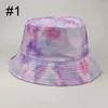 Berets kreatywny krawat bar barbnik hat fisherman hats odwracalny hip hop czapki kolorowe graffiti bob czapki