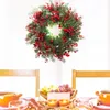 Christmas Decorations Easy Hanging Eucalyptus Wreath Home Decoration Artificial Tree Festive Style Reusable for Kids Adults 231025