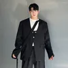 Herenpakken SYUHGFA Elgance Blazers Mode Koreaanse stijl Persoonlijkheidspak Jas Onregelmatigheid Gesplitst Niche-ontwerp Casual jassen 9C2819