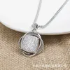 DY NECKACHACES DESIGNER CLASSIC SMEEDDRY Fashion Charm Liknande POPULAR 20MM IMITATION DIAMONT STOR PENDANT Rostfritt stålkedja Julgåva Smycken