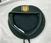 Bérets de l'armée américaine, 1er groupe de forces spéciales, béret en laine vert noirâtre, grade de capitaine d'officier, chapeau militaire, reconstitution