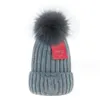 Designer stickad hatt pojke mode elastisk varm hatt flicka mode vinter ull hatt utan en gran