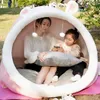 Pillow Creative Cartoon Warm And Comfortable Nest Plush Mattress For Lazy Girls To Rest At Home