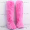 Stiefel 2023 Winter Über Das Knie Schnee Stiefel Pelz Stiefel Frauen Luxurry Flauschigen Pelzigen Pelz Lange Ski Stiefel Weibliche Sexy warme Plüsch Baumwolle Stiefel T231025