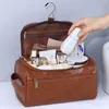 Cosmetische Tassen Gevallen Mannen Vintage Luxe Toilettas Reizen Noodzakelijk Zakelijke Make-up Mannelijke Opknoping Organizer Wassen 231025