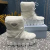 2023 inverno nova fúria cinta botas de neve engrossado quente botas curtas gordura e atarracado sola grossa botas de comprimento médio elevado