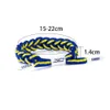 Braccialetti con ciondoli Bracciale con corda intrecciata da basket con numero del giocatore Bracciale sportivo regolabile Braccialetti intrecciati Accessori Trenfy 231025