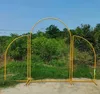 Wedding Arch Flower Stand Event Wedding Party Props Arch Iron Stand Stage Backdrop Frame Dekorativa konstgjorda blommor Stativ