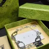925 Bracelet de lettre plaquée en argent Nouveau designer marque Bracelet Girl Bracelet Bijoux en acier inoxydable de haute qualité