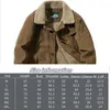 Hunting Jackets Men's Winter Corduroy Casual Loose Middle-aged Cardigan Coat Tops Outdoors Camping Combat Warm Large Size Cotton