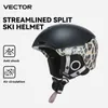 Ski Helmets VECTOR Helmet Men Women Removable Anticollision Streamline Split Skateboard Snowboard Safety 231024