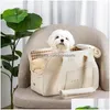 Dog Car Seat Covers Ers Small Case Bag Portable Fashion Cat Shoder Kennel Outdoor Carry Transport Backpack Puppy Bicycle Carrier Drop Dh8Ks