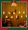 Andere Event-Party-Zubehör, 110 V, 220 V, LED-Weihnachtslicht, Ornamente, Lichterketten, Vorhangbeleuchtung für Hochzeit, Baum, Jahr, Feiertagsdekoration, 231025
