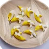 Banana Miniature with Hoop Mini Resin Fruit Mold for DIY Jewery Accessories 1222132