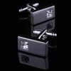 High Quality Crystal Silver Cufflink For Shirt French Cufflinks Fathers Day Gifts For Men Jewelry Wedding Cuff Links W134304R