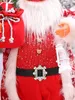 クリスマス装飾家のためのメリークリスマスデコレーション60/45/30cmサンタクロース窓の装飾ハッピー年2024ショッピングモールクリスマスツリー人形231025