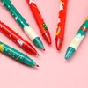 Świąteczny pióro PISE Cute Pen Pen Santa Claus Holiday Gift Student Uczenie się artykułów papierniczych