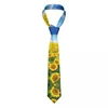 Bow Ties Mens Tie Classic Skinny Sunflowers Field On Blue Sky Neckties Narrow Collar Slim Casual Accessories Gift