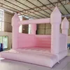 Castillo inflable de PVC rosa con soplador de aire, castillo hinchable rosa, decoraciones de boda, cama de salto para fiesta