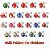 Decorações de Natal 60cm Enfeites de Bola de Natal Ao Ar Livre Interior Luminoso LED Decoração de Natal Bola Balão Inflável Bola de Brinquedo Presente de Natal 231025