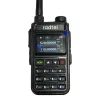 Grey Radtel RT-890 NOAA Weather Channel 6 Band Ham Amateur 2 Way Radio 999CH Walkie Talkie AM Air Aviation Band Color Scanner