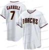 Diamond Back Corbin Carroll 2023 World Series Jersey Arizona Zac Gallen Walker Randy Johnson Lourdes Gurriel Jr. Alek Thomas Gabriel Moreno Brandon Pfaadt