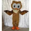 Performance Brown Owl Mascot Costume Najwyższa jakość Halloween Fancy Party Sukienka kreskówkowa strój postaci garnitur karnawał unisex strój