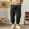 Men's Tracksuits Elmsk Autumn American Retro Casual Leggings Japanese Cotton Loose Oversized Workwear Pants