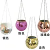 Planters Disco Ball Vase Wall Christmas Planter Pot Flower Pots Rope Hanging Flowerpot Balcony Home Decor 231025