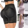 Frauen Shaper Hosen Sexy Boyshort Höschen Frau Gefälschte Unterwäsche Push-Up Gepolsterte Höschen Gesäß Former Butt Lifter Hüfte Enhancer LJ200247k