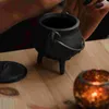 Table Mats Vintage Burner Witch's Cauldron Sticks Holder Halloween Pot Decor