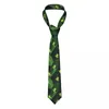 Fliegen Frösche und Palmblatt Krawatte für Männer Frauen Krawatte Kleidung Accessoires
