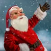 Other Event Party Supplies Santa Claus Latex Mask Realistic Full Face Mask Fancy Costume Christmas and Years Party Supplies Decorative Mask 231024
