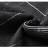 Maglioni da uomo Autunno Inverno Maglione a maniche lunghe da uomo Moda giovane Maglieria Colore abbinato Top Maglione grigio nero - Taglie S-4XL231023