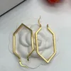designer earring Gold plated Stud Earring exquisite Jewelry Hoops various color Earrings for women frame geometry Studs charm Hoops Fashion couple gift set 1