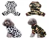 Hundebekleidung UK Haustier Kühe Dot Camouflage Pyjamas Katzenoveralls Weiche Welpen Weihnachtskleidung Kostüme6068214