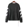 O ff White Sweater OW Herbst und Winter Designer Graffiti Pullover Bedruckter Mode Herren Baumwolle Casual Pullover Luxus Hip Hop Street Apparel Pullover US Größe S-XL 305