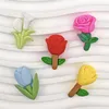 3D Rose Miniature Mini Resin Flower Mold for DIY Jewery Accessories Fake flowers Decoration 1222216