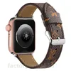 Cinturini di lusso L Flower Designer cinturini per cinturino Apple Watch 41mm 42mm 40mm 44mm orologio 7 6 cinturini cinturino in pelle PU cinturino stampato lettera