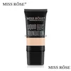 Fond de teint Miss Rose 9 couleurs visage imperméable à l'eau liquide Base correcteur maquillage cosmétiques maquillage livraison directe santé beauté Dhp2S