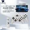 Spelkontroller Joysticks Powkiddy Y6 Portable Retro Video Game Players Handhelda 2.4G Wireless Game Controllers 4K HD TV Console Gaming Stick PS Emulator 231024