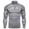 Camisetas para hombres Hombres camiseta Camuflaje Táctico T Shirt Ropa Combate Asalto Manga larga Ejército apretado Traje227U